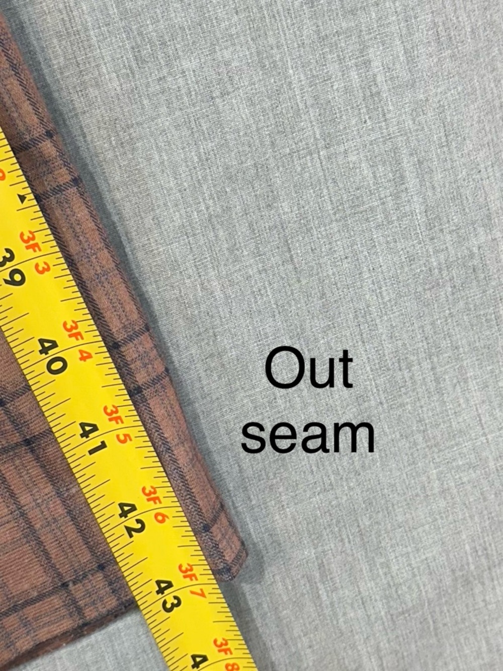 Men's Cloudstyle Plaid Suit Set 2 pcs. Dark Khaki Plaid Slim Formal Sz XXL - Picture 4 of 11
